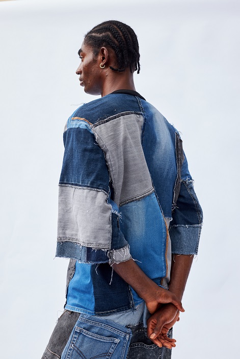 Patchwork Denim T-shirt