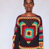 IMG_7516 Black Crochet Camoe Shirt