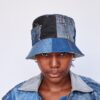 Patchwork Denim Bucket Hat