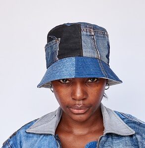 Patchwork Denim Bucket Hat