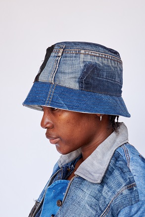 Patchwork Denim Bucket Hat
