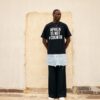 Black 'Africa is not a country' t-shirt