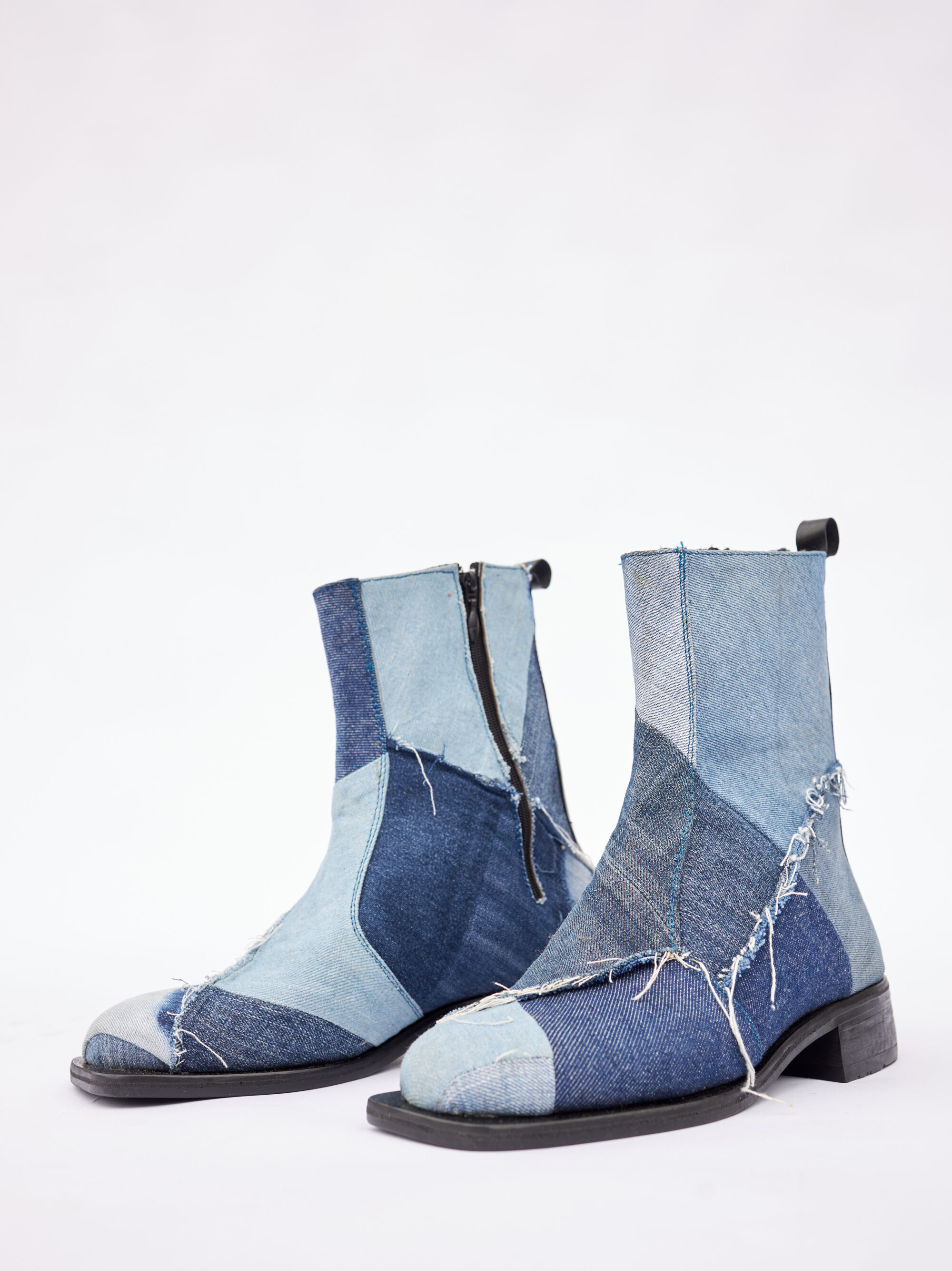 Remyrewaneproducts_WilsonOnwukaStudios_Lagosphotographer794 Patchwork Denim Chelsea Boots