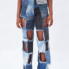 Remyrewaneproducts_WilsonOnwukaStudios_Lagosphotographer810 Patchwork Denim cutout pants