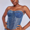 Remyrewaneproducts_WilsonOnwukaStudios_Lagosphotographer834 Patchwork Denim Corset Top