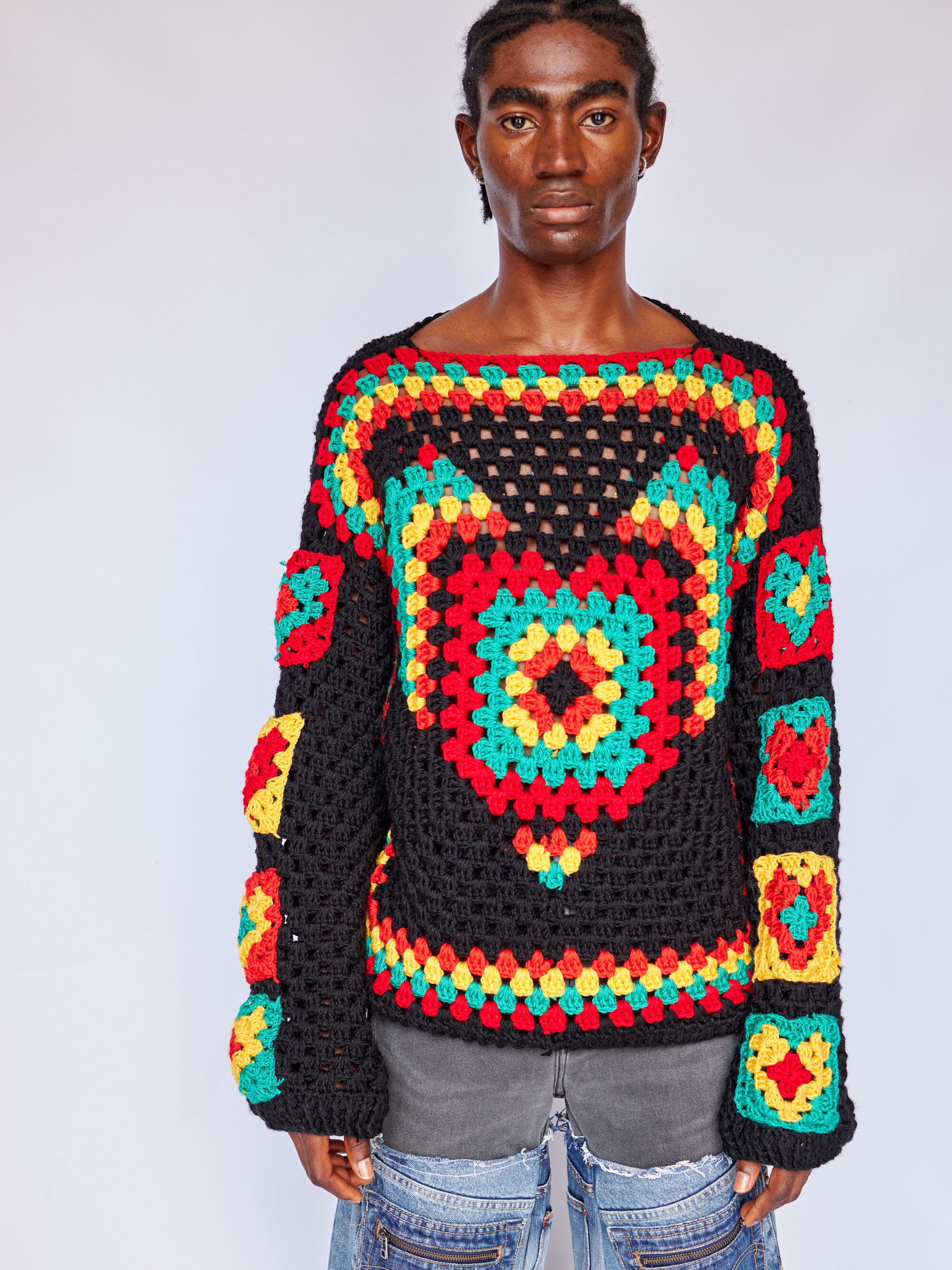 Remyrewaneproducts_WilsonOnwukaStudios_Lagosphotographer836 Black Crochet Camoe Shirt