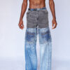 Remyrewaneproducts_WilsonOnwukaStudios_Lagosphotographer838 Patchwork Denim Wide leg Pants