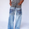 Remyrewaneproducts_WilsonOnwukaStudios_Lagosphotographer839 Patchwork Denim Wide leg Pants