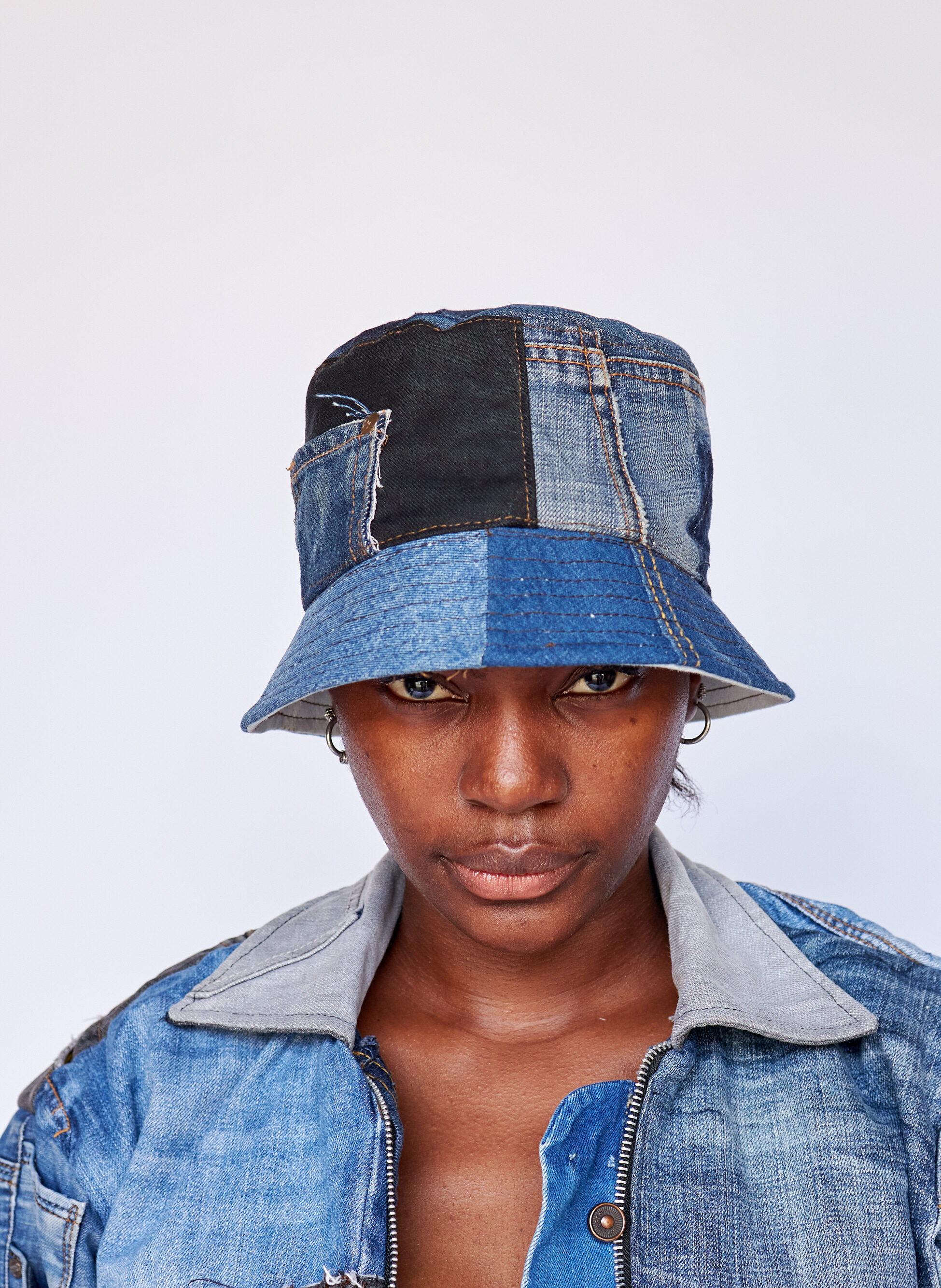 Remyrewaneproducts_WilsonOnwukaStudios_Lagosphotographer846 Patchwork Denim Bucket Hat