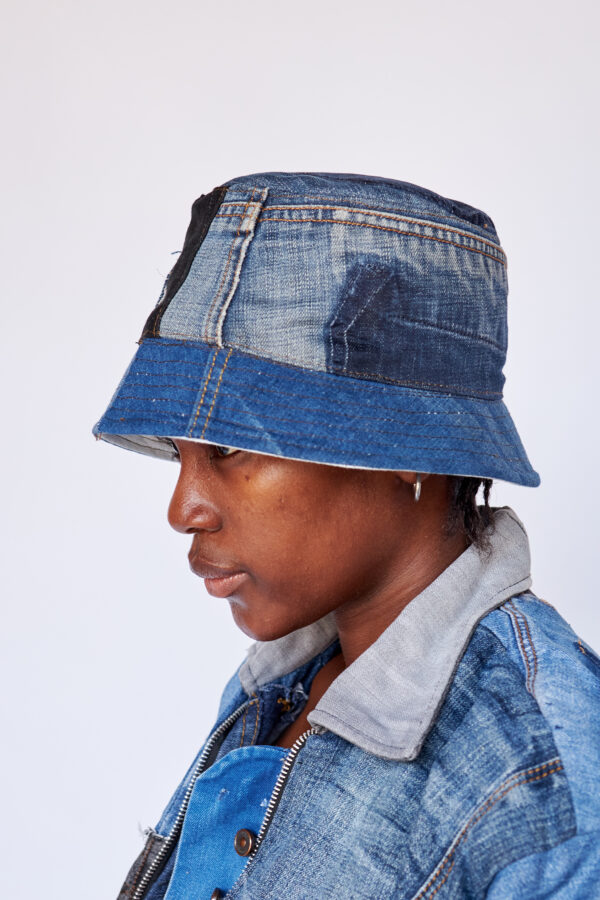 Remyrewaneproducts_WilsonOnwukaStudios_Lagosphotographer847 Patchwork Denim Bucket Hat