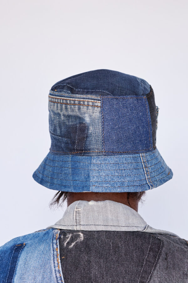 Remyrewaneproducts_WilsonOnwukaStudios_Lagosphotographer848 Patchwork Denim Bucket Hat