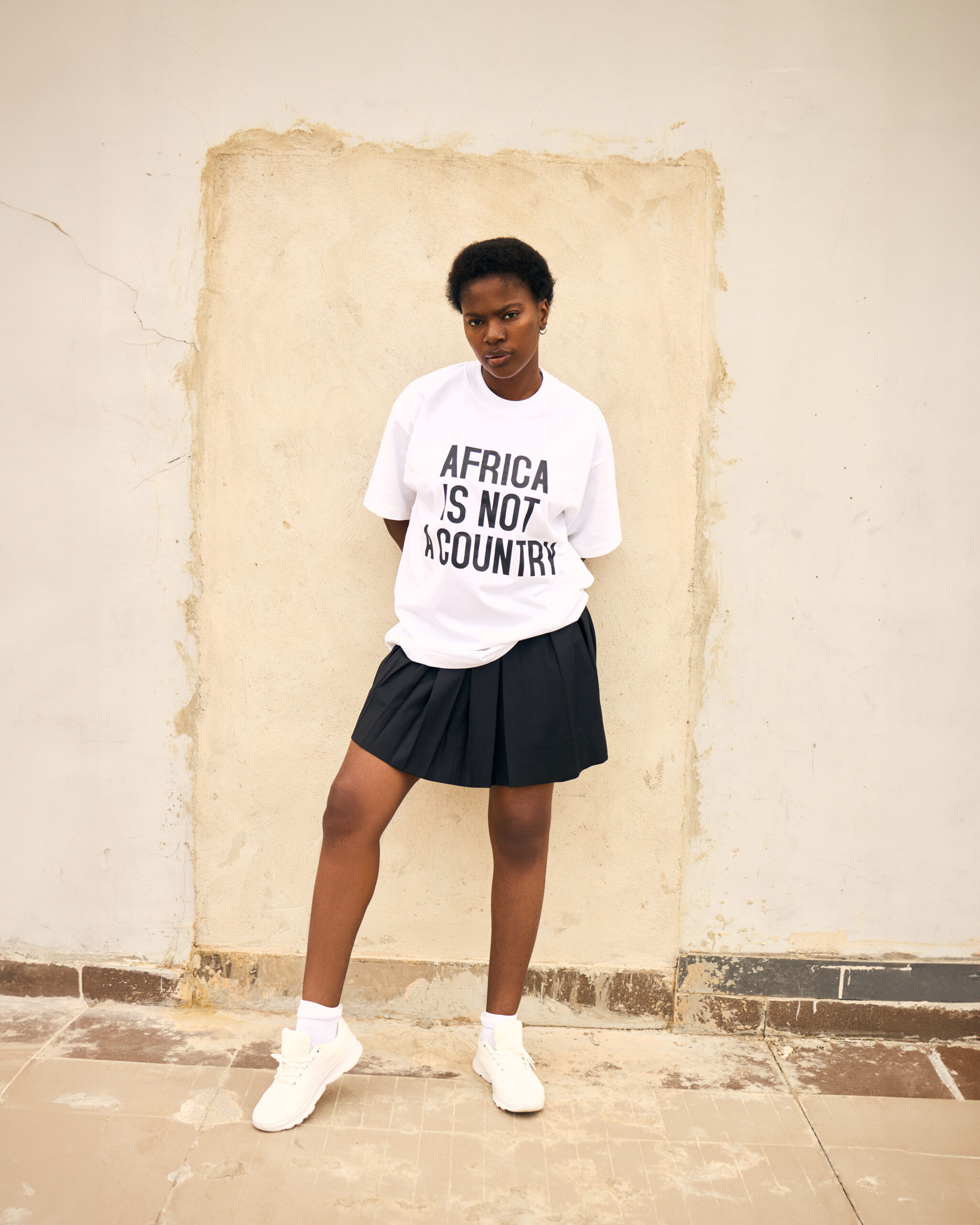 remyrewane__shotbywilsononwuka_wostudios_lagosphotographer101 White 'Africa is not a country' t-shirt