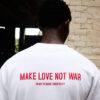 White 'Love is the remedy' t-shirt