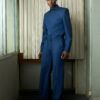 Midnight Blue Wool Jumpsuit