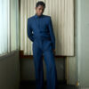 Midnight Blue Wool Jumpsuit