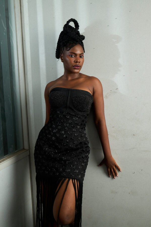 Jaawu Asooke Fringe Dress