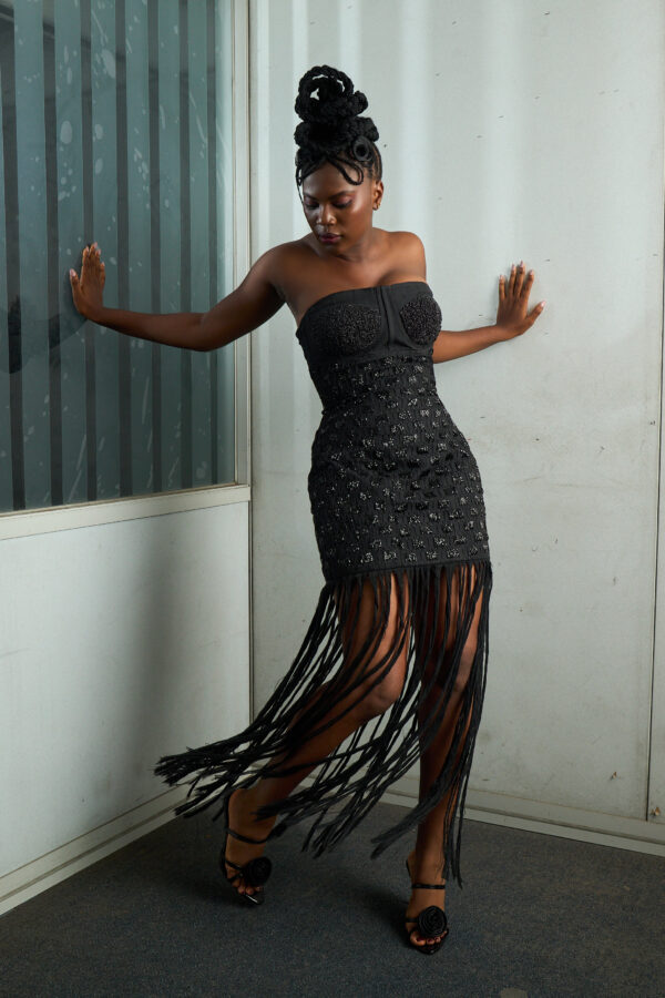 Jaawu Asooke Fringe Dress