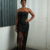 Jaawu Asooke Fringe Dress