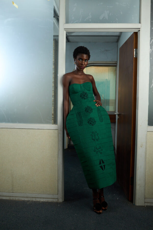 Jaawu Asooke Midi Tube Dress