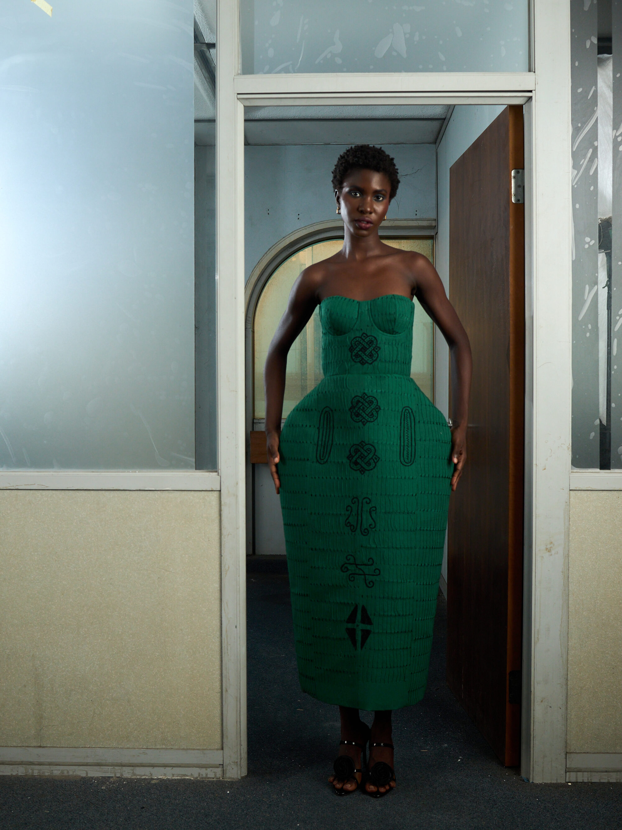 Jaawu Asooke Midi Tube Dress