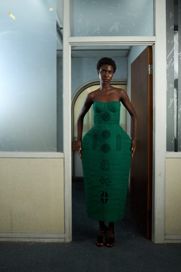Jaawu Asooke Midi Tube Dress