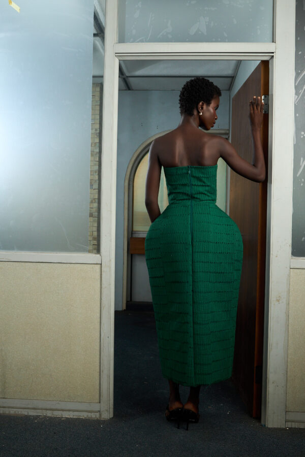 Jaawu Asooke Midi Tube Dress