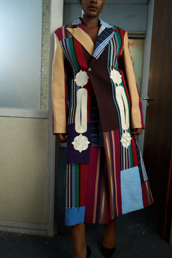 IMG_2496 Patchwork Asooke Trench coat