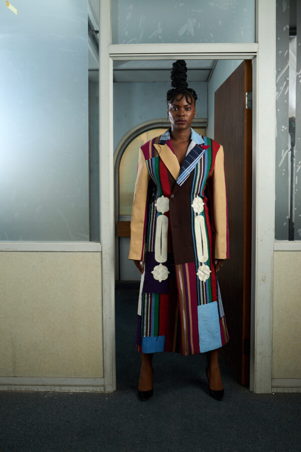 IMG_2500 Patchwork Asooke Trench coat