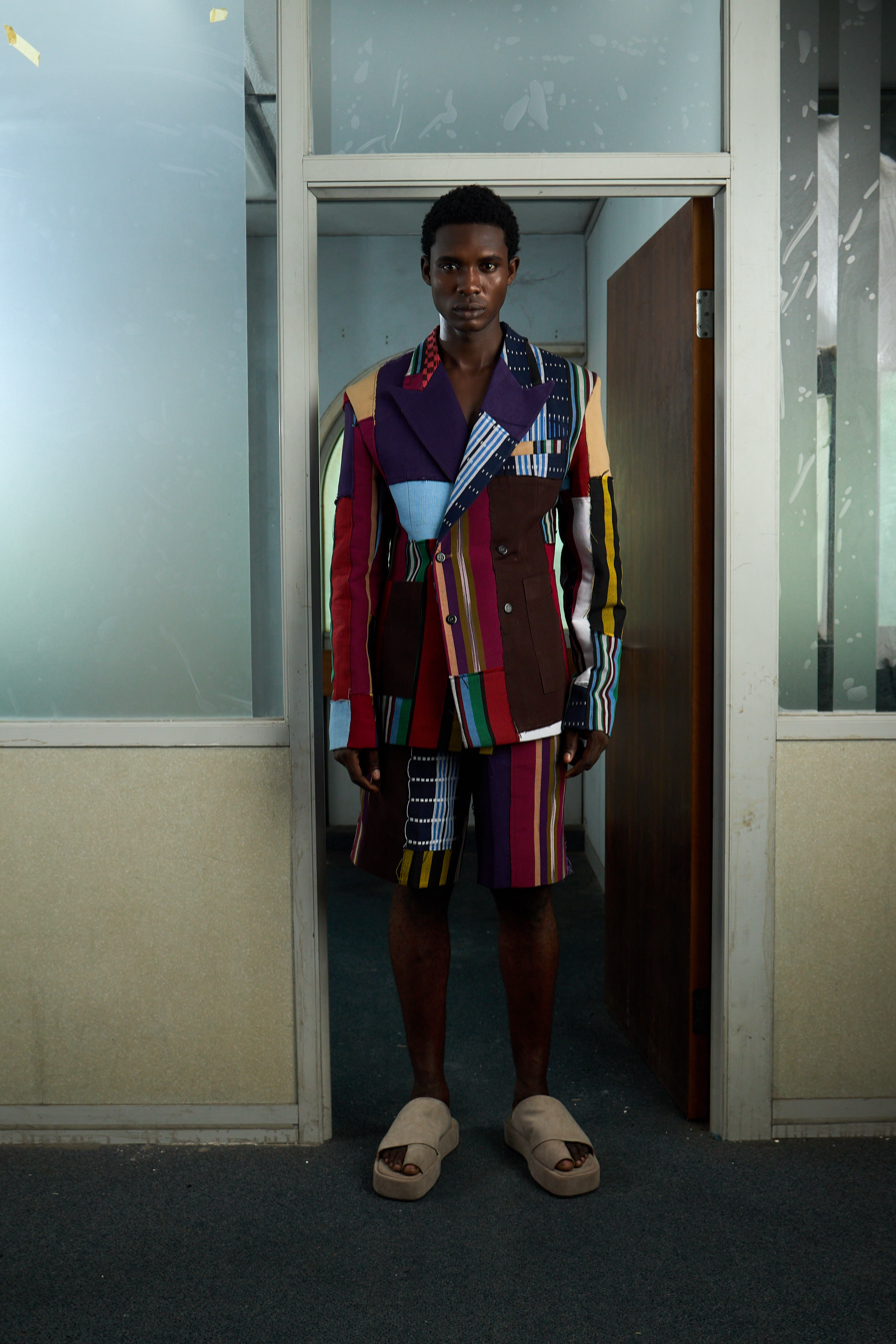 Patchwork Asooke Suit Jacket