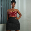 Jaawu Asooke Structured Mini Skirt