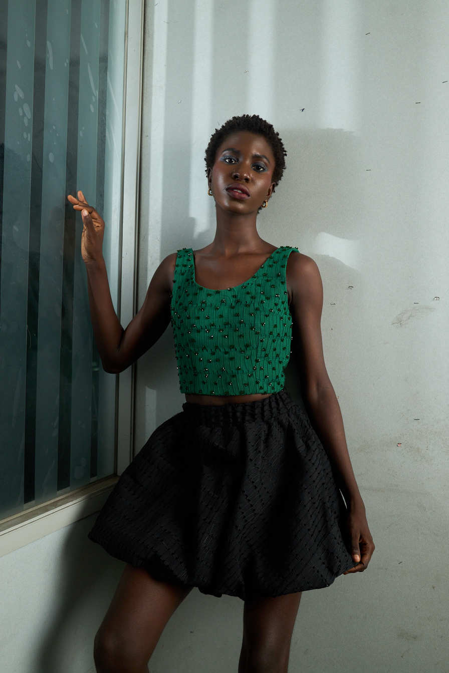 IMG_2553 Jaawu Asooke Balloon Mini Skirt