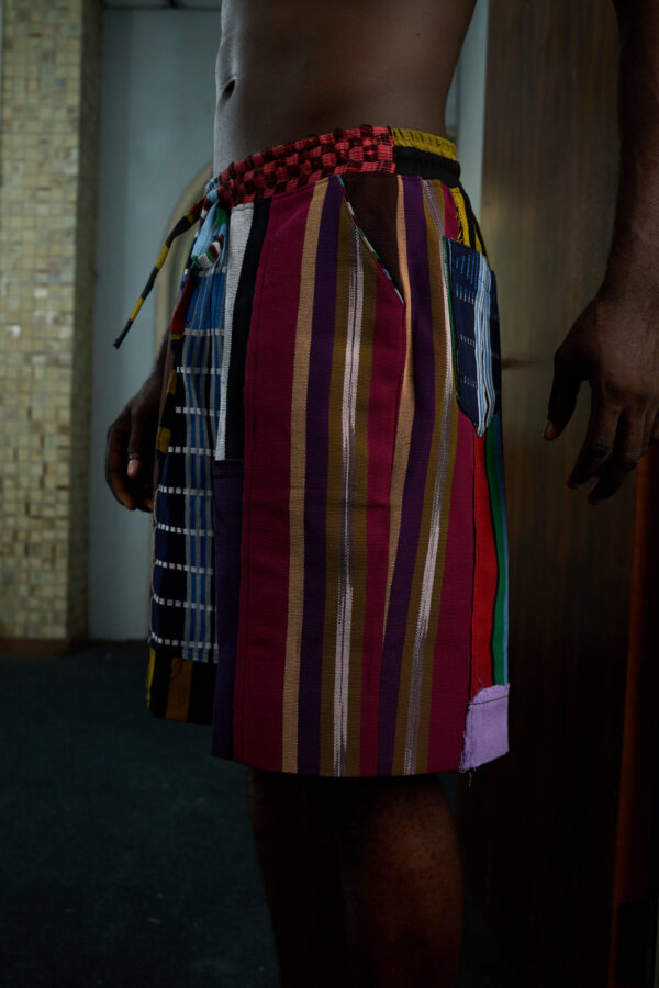 IMG_2556 Patchwork Asooke Shorts