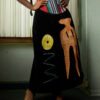 IMG_2563 Velvet Aroko Midi Skirt