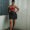 Jaawu Asooke Structured Mini Skirt