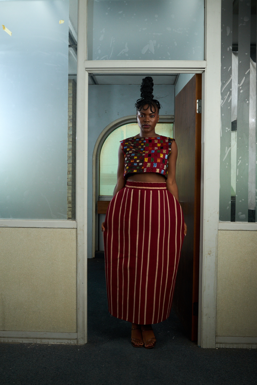 IMG_2645 Alaari Asooke Midi Skirt