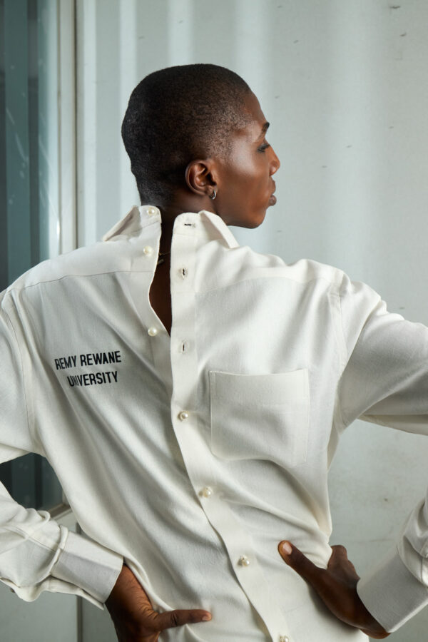 Ivory Backwards Shirt Set