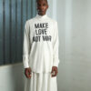 Ivory Backwards Shirt Set