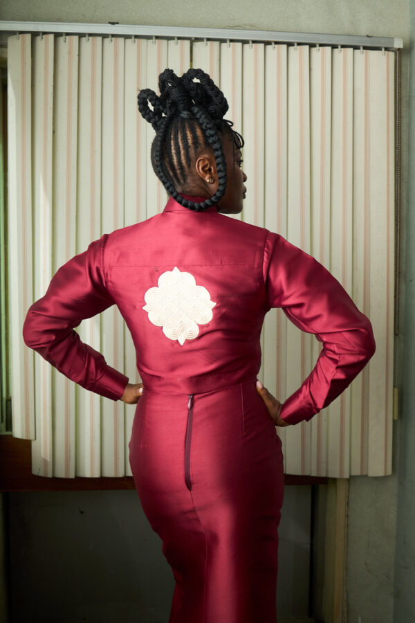 IMG_2675 Mikado Crop Shirt Set