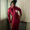 IMG_2678 Mikado Crop Shirt Set